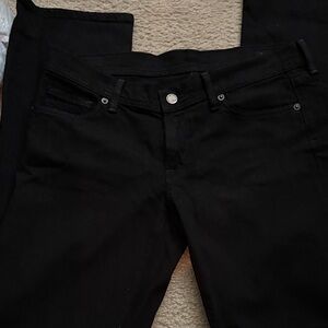 Citizens Of Humanity Black Straight Leg Jeans